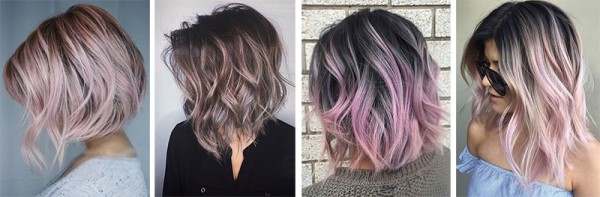 Методы окрашивания волос двумя цветами