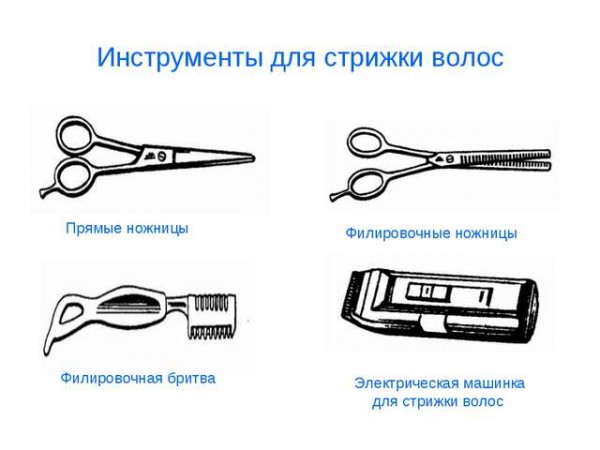 Инструменты для стрижки