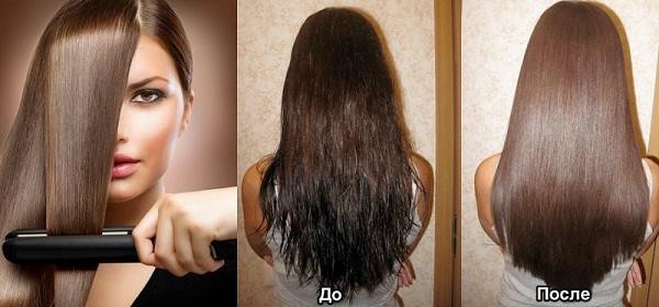 Выпрямление волос – поэтапные действия