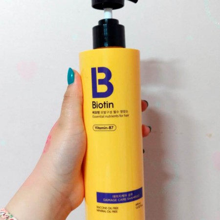 Шампунь для поврежденных волос Biotin Damage Care, Holika Holika